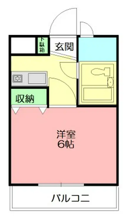 朝日プラザ戸塚アネックス 4階階 間取り