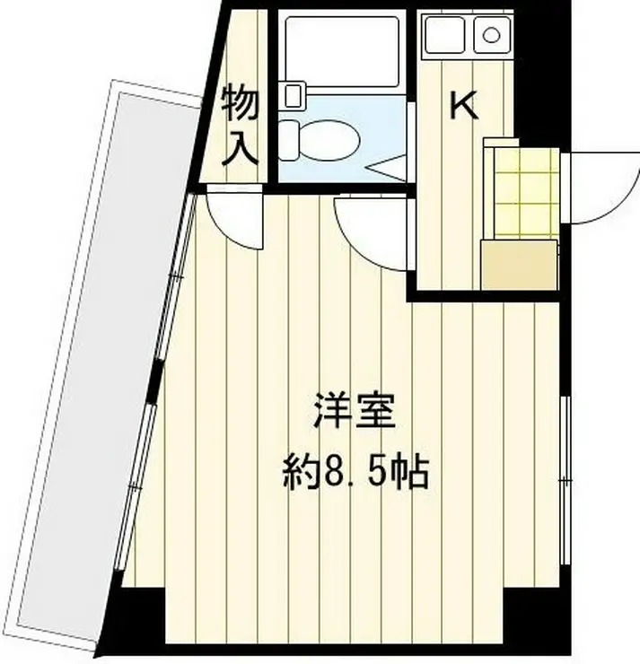 プエルト西日暮里 3階階 間取り