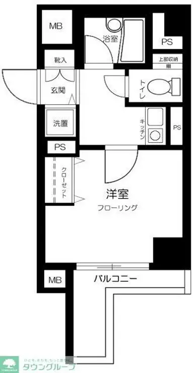 シンシア日本橋新川 9階階 間取り