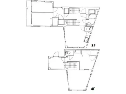 シンワビル(3LDK/3階)の間取り写真
