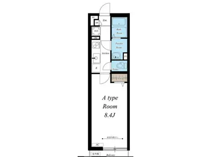 リブリ・子安(1K/3階)の間取り写真