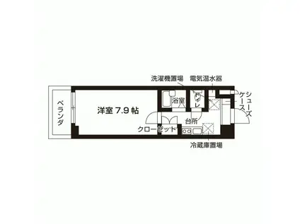 アル・ソーレ上前津(1K/8階)の間取り写真