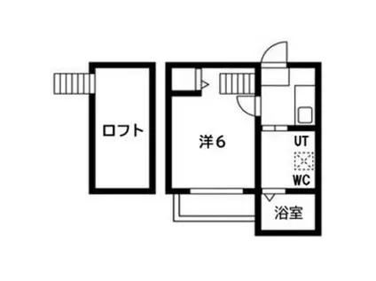 LOFT8名駅(1K/1階)の間取り写真