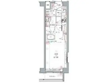 クレヴィスタ練馬桜台II(1K/1階)の間取り写真