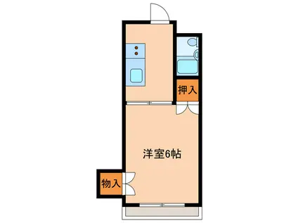 コーエイハイツ(1K/2階)の間取り写真