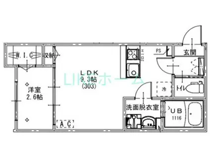 KEIAI RESIDENCE 北習志野(1LDK/3階)の間取り写真