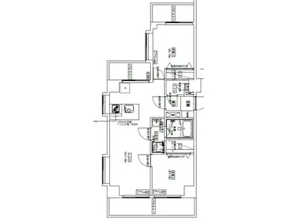 マイネカステル(2LDK/6階)の間取り写真