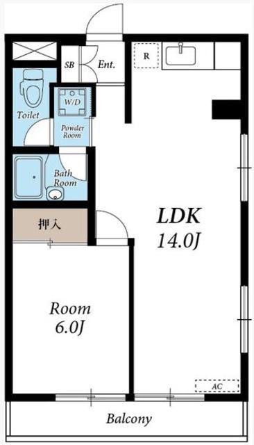 ブランルージュ(1LDK/3階)の間取り写真