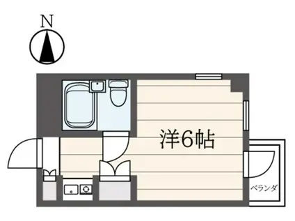 アパートメント下北沢(ワンルーム/2階)の間取り写真