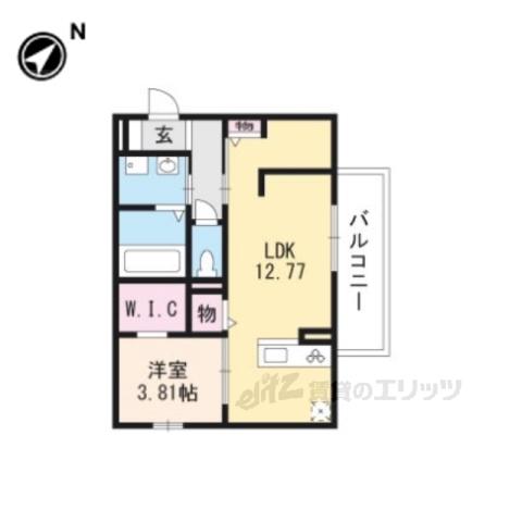 MAISON CLAIR (1LDK/2階)の間取り写真