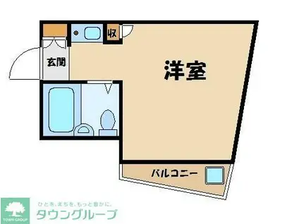 プレステージ浦和(ワンルーム/3階)の間取り写真