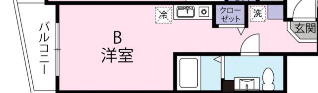 リタ十条(ワンルーム/4階)の間取り写真