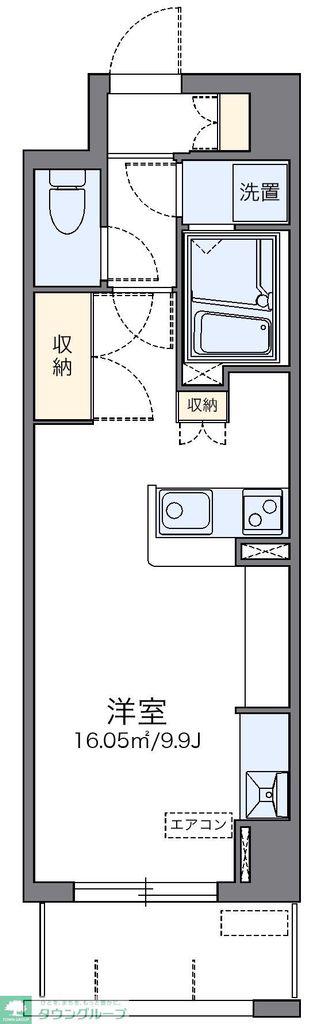 レオネクスト船橋本町(ワンルーム/5階)の間取り写真