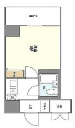 パルスクエア西川口(1K/4階)の間取り写真