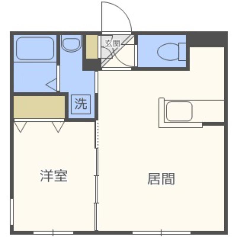 SPERANZA KITAMARUYAMA(1LDK/4階)の間取り写真