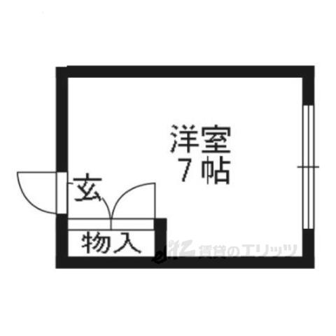 タマヤビル(ワンルーム/6階)の間取り写真