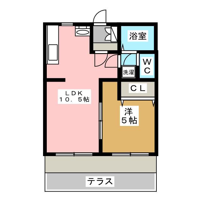 プレミール(1LDK/3階)の間取り写真