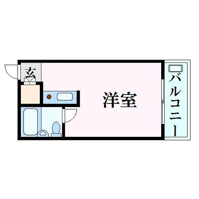 メゾン玉藻(ワンルーム/3階)の間取り写真