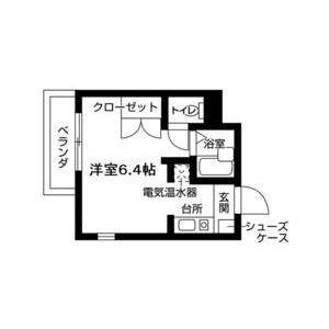 ジョアメゾン神里(ワンルーム/3階)の間取り写真