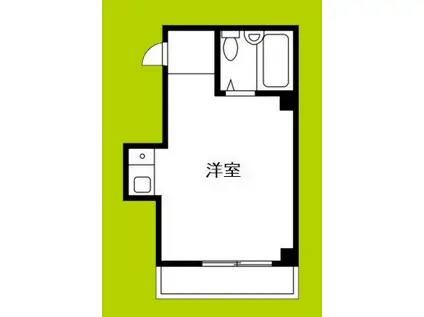 シャトータケムラII(ワンルーム/4階)の間取り写真