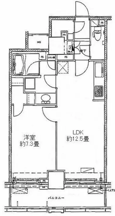 グローリオタワー横浜元町 5階階 間取り