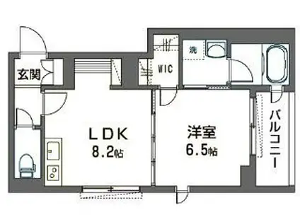 FELICE NAKAITABASHI(1LDK/3階)の間取り写真