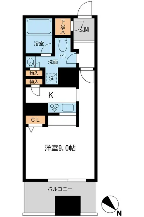 メトロタワー山下町 6階階 間取り