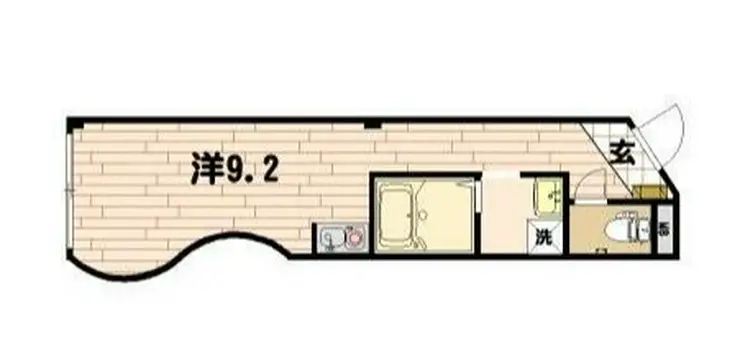 ラ・シエスタ北町 1階階 間取り