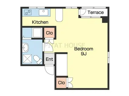 ヤマトマンション(ワンルーム/2階)の間取り写真