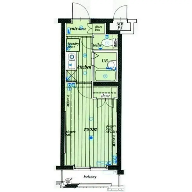 アヴァンティ哲学堂公園 3階階 間取り