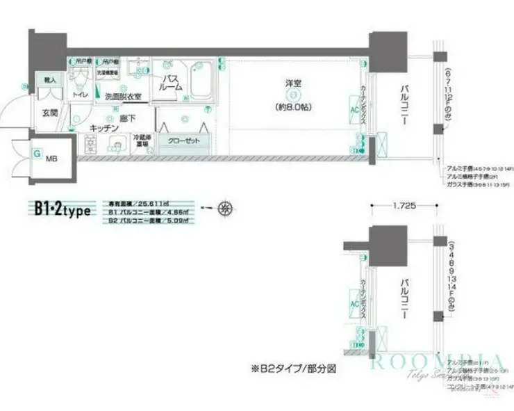 ZOOM東陽町 6階階 間取り