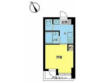 スカイコート文京本郷(1K/8階)の間取り写真