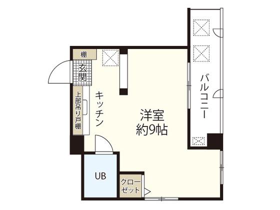 サンシャイン29(ワンルーム/4階)の間取り写真