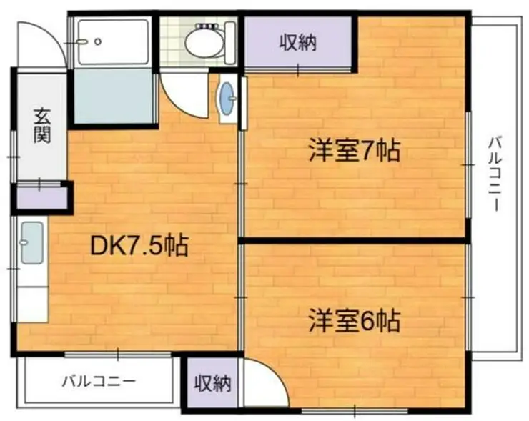 ヴィラ・プルニエ 1階階 間取り