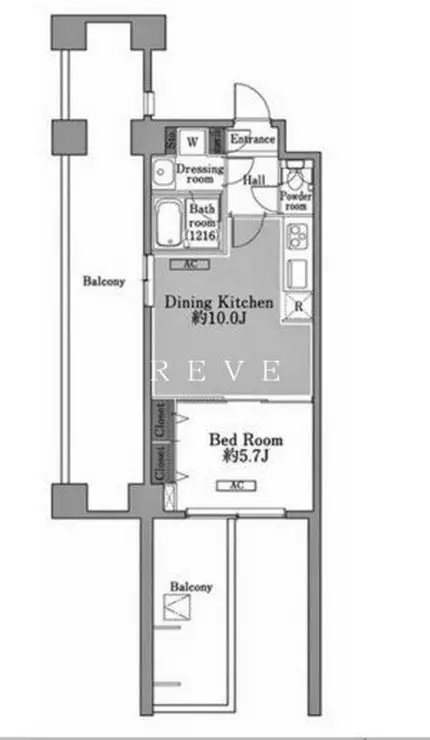 メゾン・ド・コリーヌ市ヶ谷 5階階 間取り