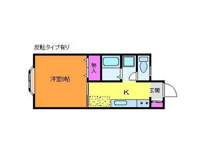 プレミール(1K/1階)の間取り写真