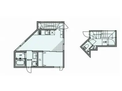 MEGURO SENZOKU U(1LDK/3階)の間取り写真