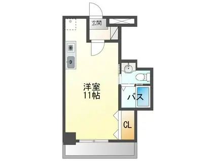 A・CITY三河安城南館(ワンルーム/4階)の間取り写真