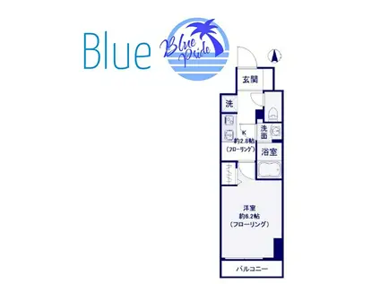 Nステージ平塚(1K/3階)の間取り写真