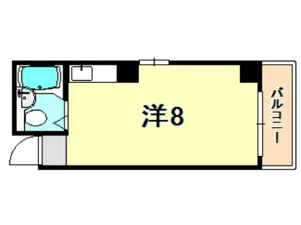IN神戸(ワンルーム/5階)の間取り写真
