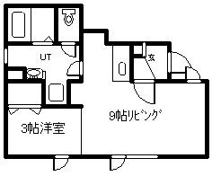 SMILEII(1DK/1階)の間取り写真