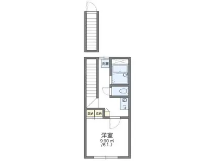 レオパレスSENGEN(1K/2階)の間取り写真