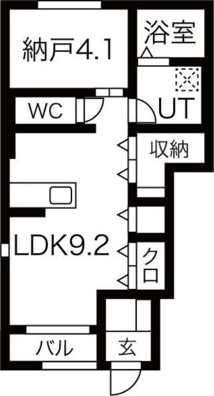 SOL・TELLAZA(1LDK/1階)の間取り写真