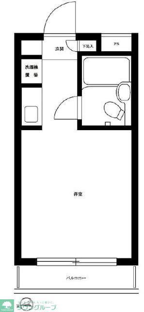 ビアメゾン三井パート21(ワンルーム/3階)の間取り写真