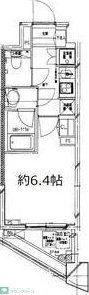 S-FORT中板橋(1K/4階)の間取り写真
