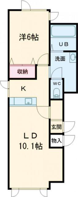 ＪＲ石北本線 新旭川駅 徒歩62分 2階建 築12年