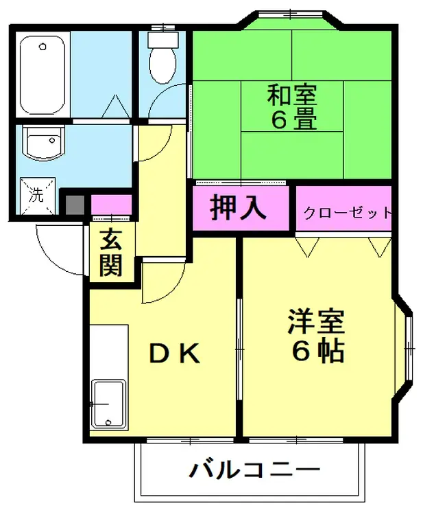 プランタン若泉 1階階 間取り