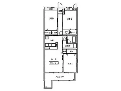 SVASTA(3LDK/2階)の間取り写真