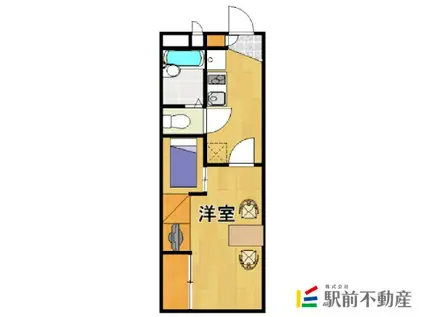 レオパレスYAMATOII(1K/2階)の間取り写真