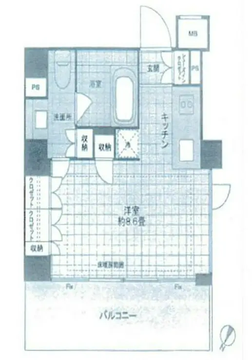 セルフィスタ渋谷 3階階 間取り